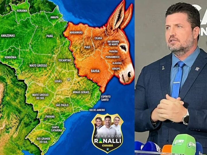 MPE investiga vereador de Cuiabá por postagem com jumento sobre região Nordeste