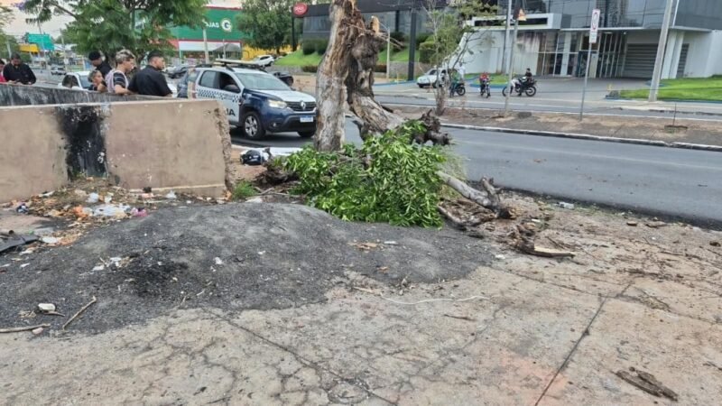 Jovem morre ao bater moto em árvore após sair do trabalho em Cuiabá