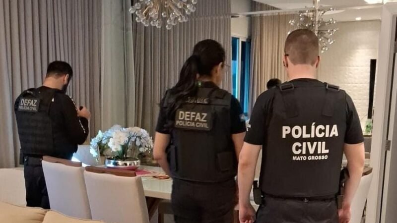 Polícia cumpre 26 mandados contra quadrilha envolvida com tráfico e lavagem em MT e SP
