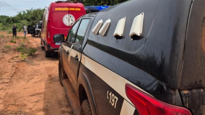 Polícia Civil encontra corpo em zona rural de suspeito de pertencer a facção criminosa