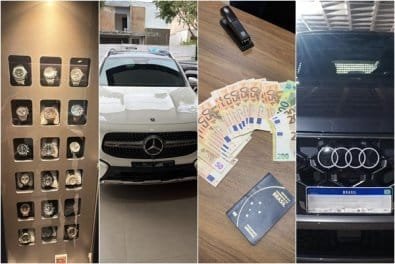 PF apreende mais de 60 relógios de luxo, dinheiro e carros durante ação que prendeu presidente do TCE