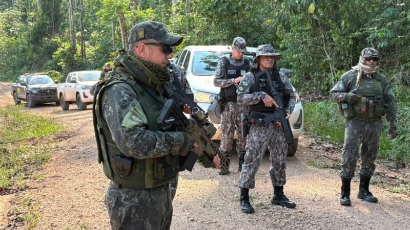 Operação contra desmatamento e garimpo ilegal apreende armas e munições em Mato Grosso