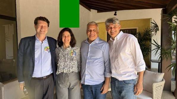 Medeiros e Odílio se reúnem com vice de Flávio e projetam buscar 75% dos votos em Mato Grosso